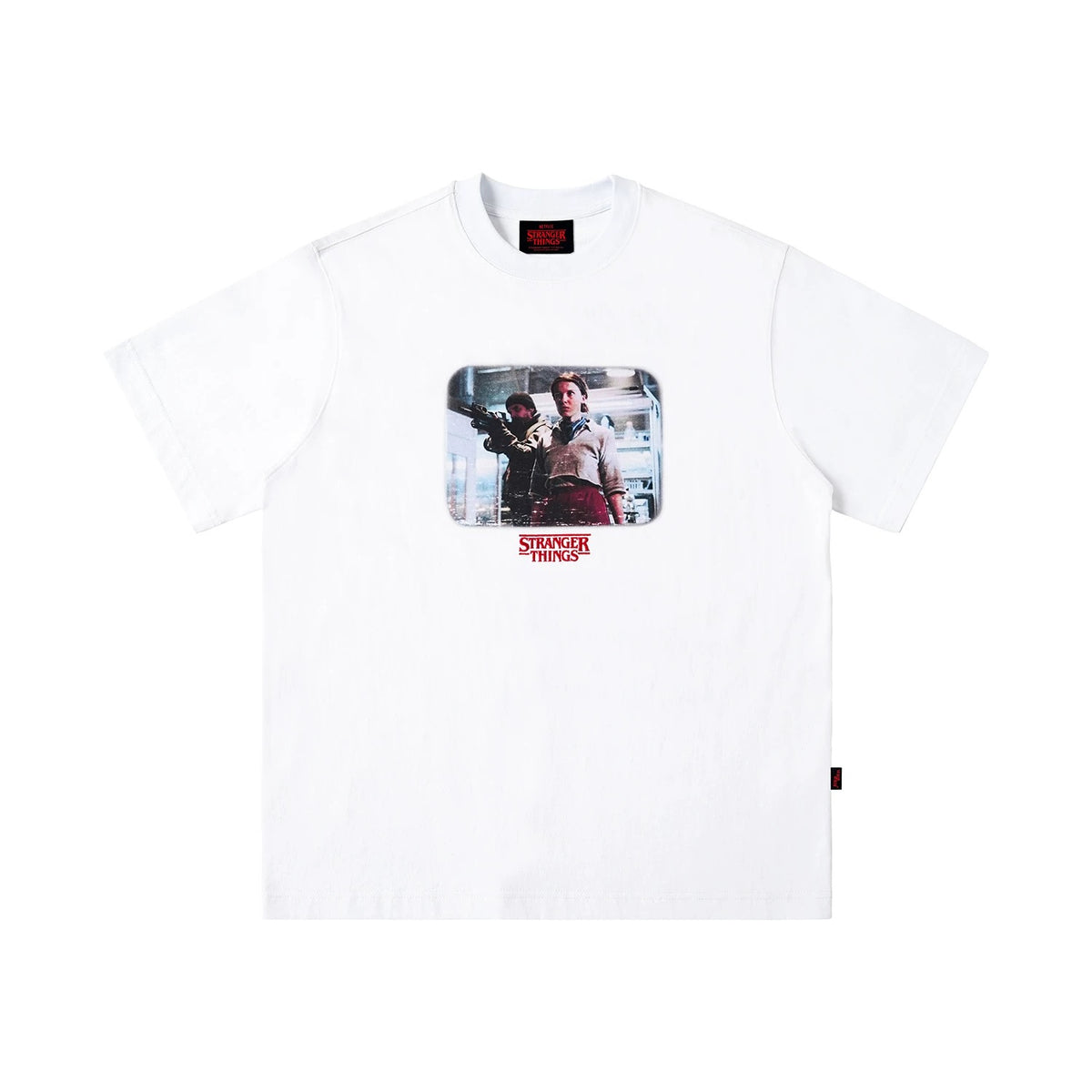 WHOOSIS x STRANGER THINGS | ONE LAST ADVENTURE GRAPHIC EMBROIDERED SHORT-SLEEVE TEE