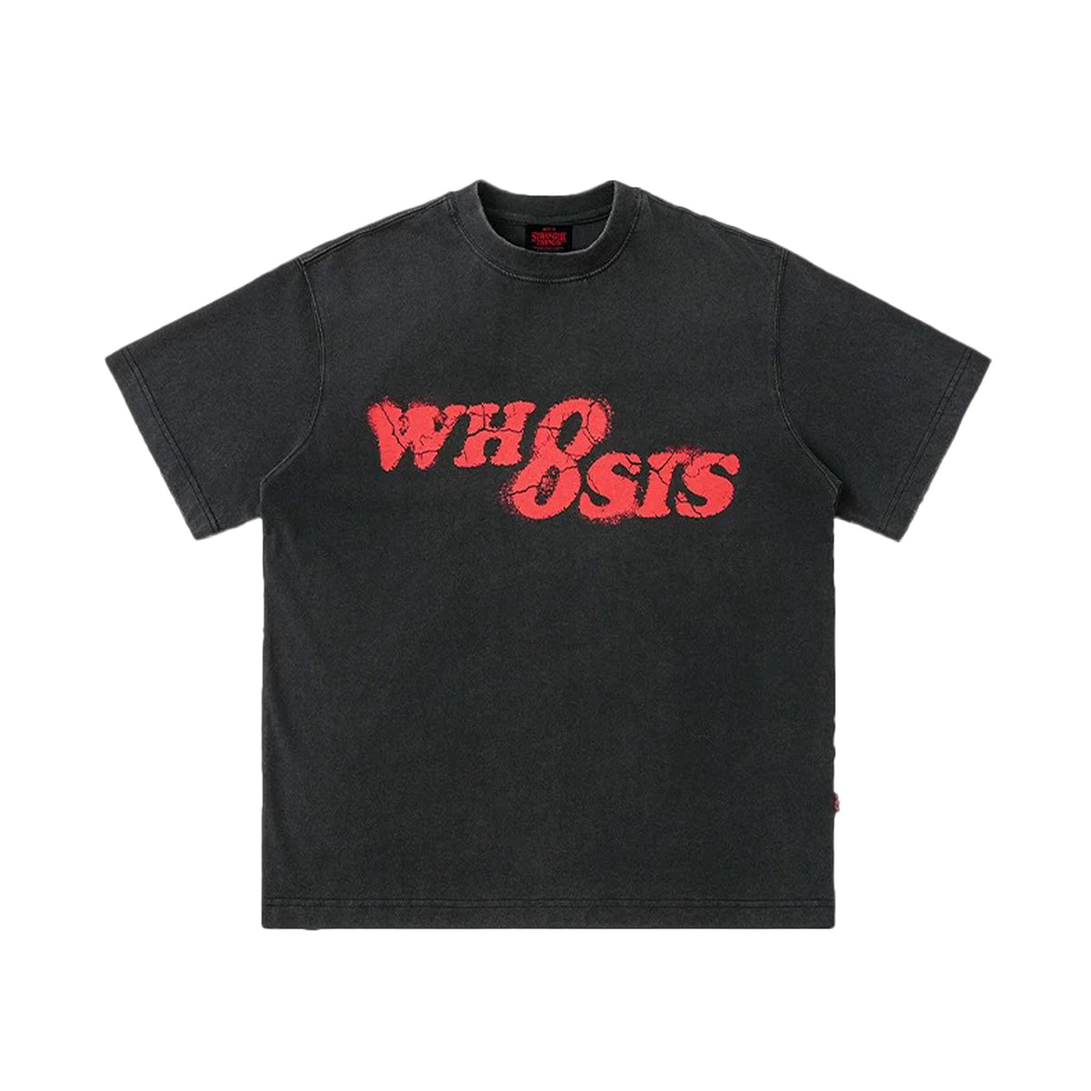 WHOOSIS x STRANGER THINGS | VECNA VINTAGE WASH SHORT-SLEEVE TEE